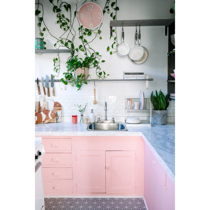 Restoration KB3748PX Two-Handle 3-Hole 8" Centerset Kitchen Faucet, Brushed Nickel