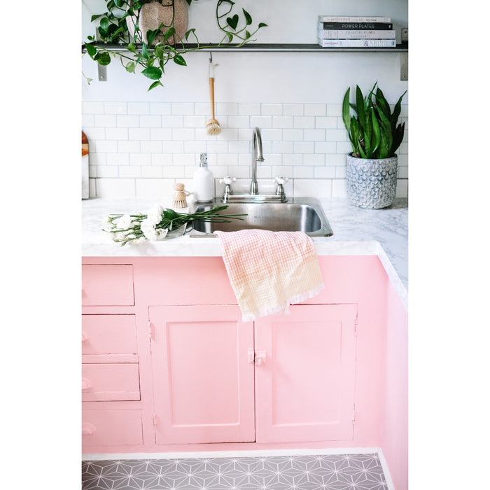 Restoration KB3748PX Two-Handle 3-Hole 8" Centerset Kitchen Faucet, Brushed Nickel