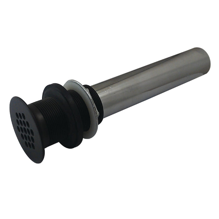 Kingston Trimscape KB4005 Brass Grid Bathroom Sink Drain without Overflow, 17 Gauge, Oil Rubbed Bronze