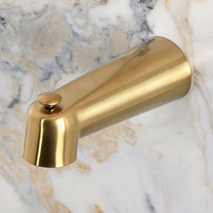 Kingston Metropolitan KB4437BX Single-Handle Pressure Balanced Tub and Shower Faucet, Brushed Brass