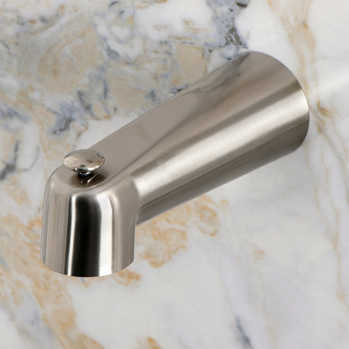 Kingston Restoration KB4438AX Single-Handle Pressure Balanced Tub and Shower Faucet, Brushed Nickel