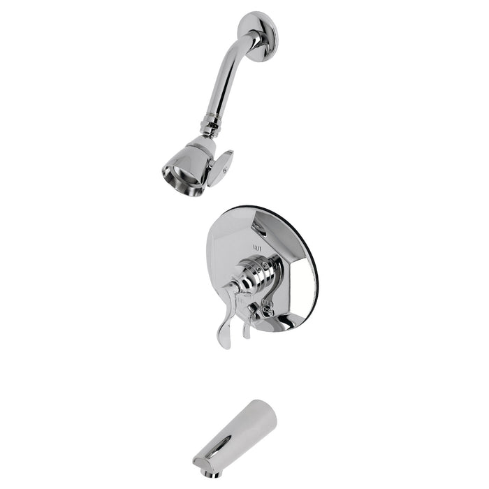 Kingston Tulare KB46310DFL Single-Handle Pressure Balanced Tub and Shower Faucet, Polished Chrome