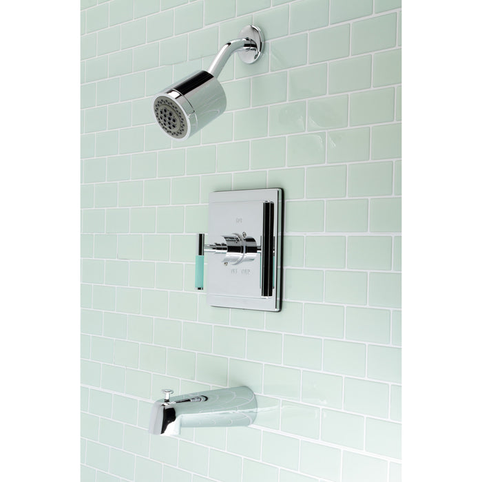 Kingston Sona KB4651CKL - Kaiser Single-Handle Pressure Balanced Tub and Shower Faucet, Polished Chrome