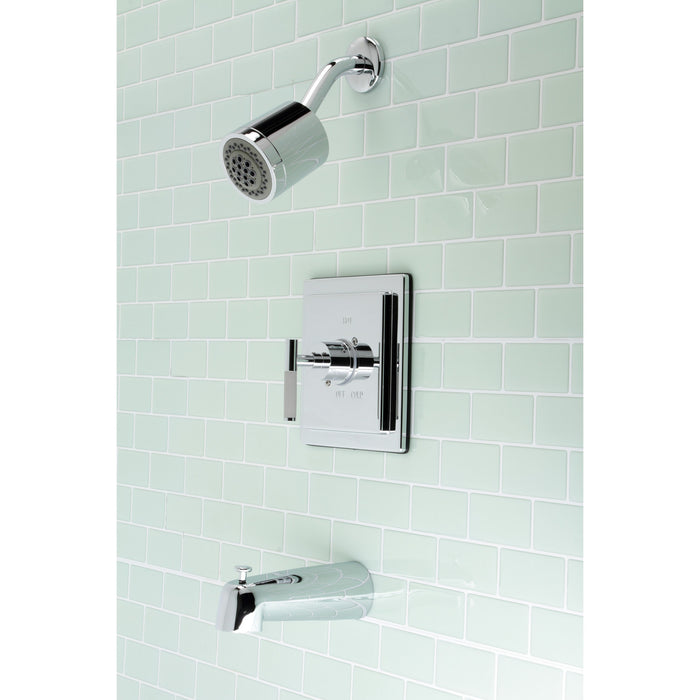 Kingston Sona KB4651CKL - Kaiser Single-Handle Pressure Balanced Tub and Shower Faucet, Polished Chrome