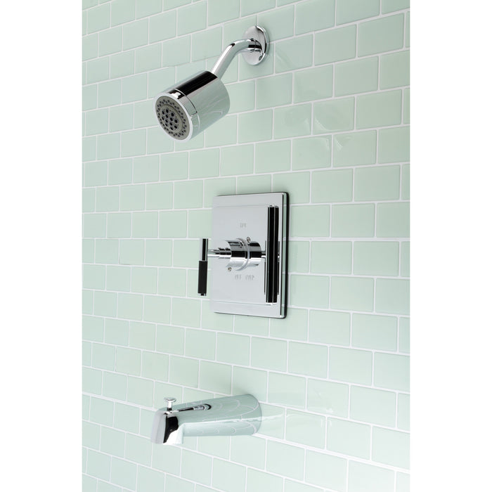 Kingston Sona KB4651CKL - Kaiser Single-Handle Pressure Balanced Tub and Shower Faucet, Polished Chrome
