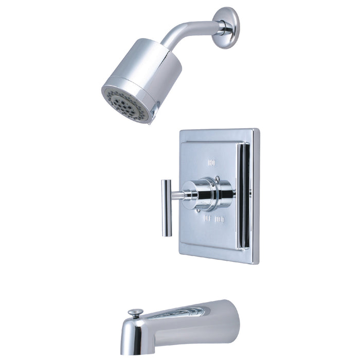 Kingston Sona KB4651CML - Manhattan Single-Handle Pressure Balanced Tub and Shower Faucet, Polished Chrome