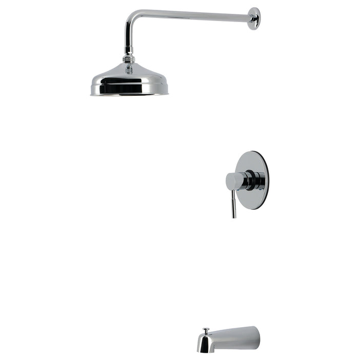 Kingston Concord KB4691DLT Single-Handle Pressure Balanced Tub and Shower Faucet Trim Only, Polished Chrome
