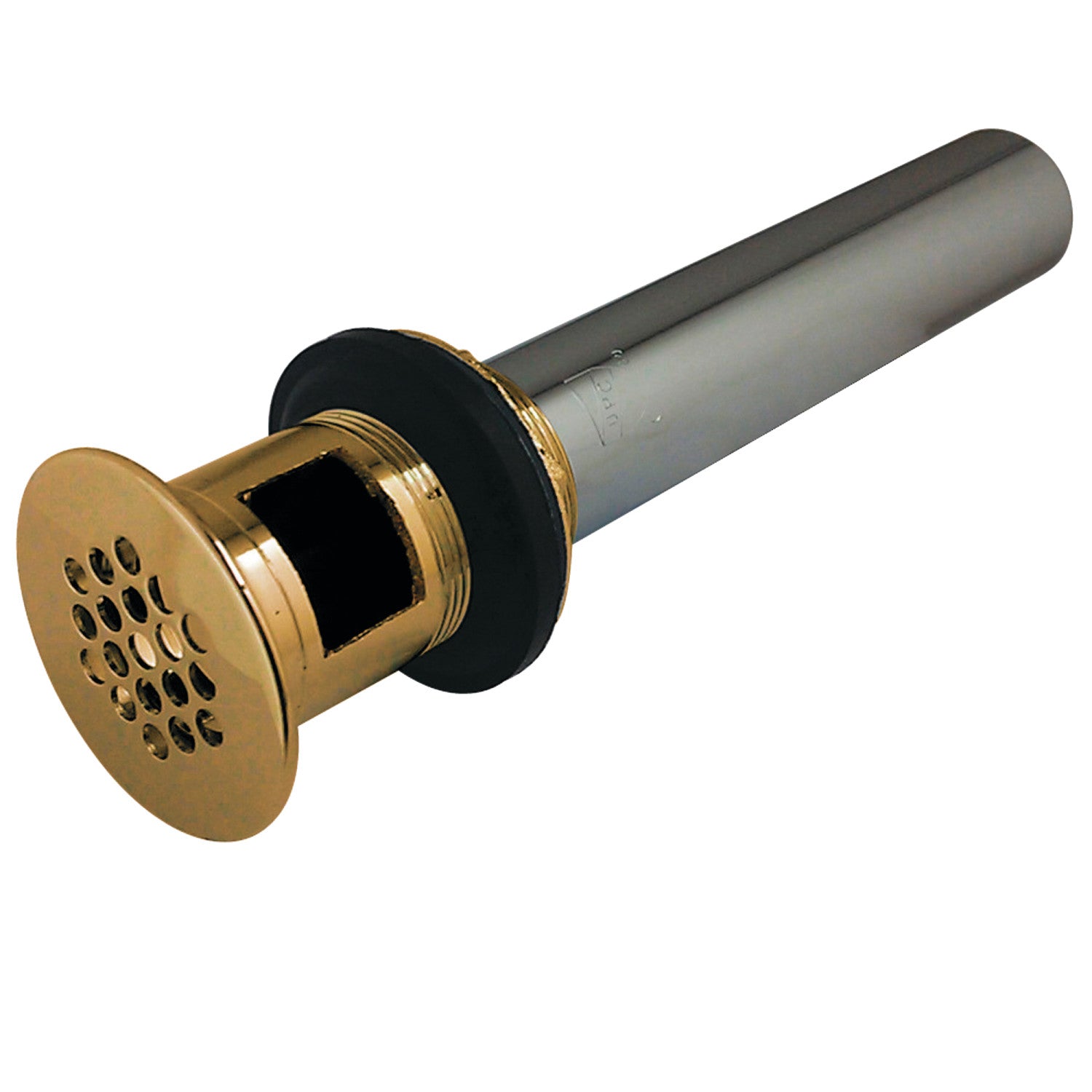 Kingston Brass KB142 Badewannen-/Dusch-Armatur Doppelgriff – Poliertes Messing, 12,7 Cm Auslauf | Mit Massivem Messing & Acryl-Knäufen