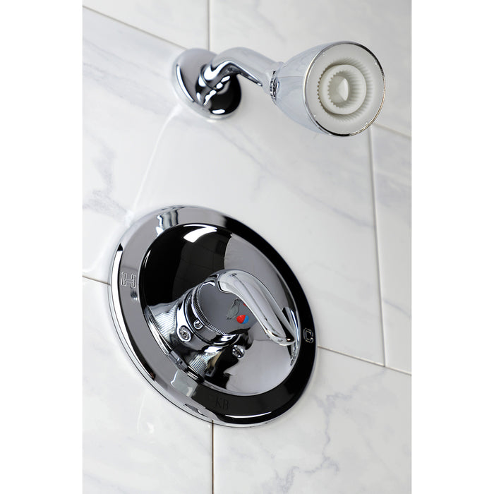 Kingston Tulare KB531LSO Single-Handle Shower Faucet, Polished Chrome
