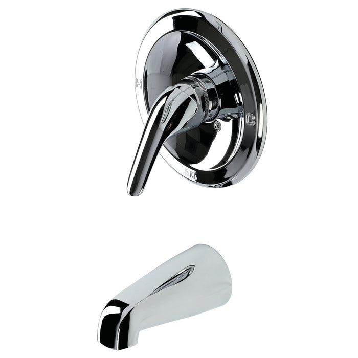 Kingston Tulare KB531LTO Single-Handle Tub Faucet, Polished Chrome