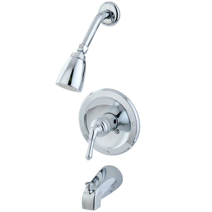 Kingston KB531NML Single-Handle Tub and Shower Faucet, Polished Chrome