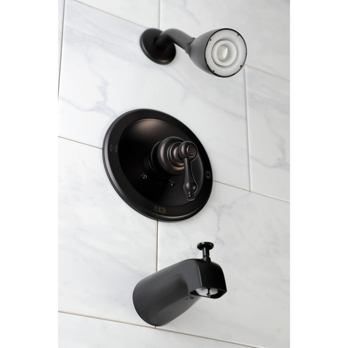 Kingston Heirloom KB535AL Single-Handle Tub and Shower Faucet, Oil Rubbed Bronze