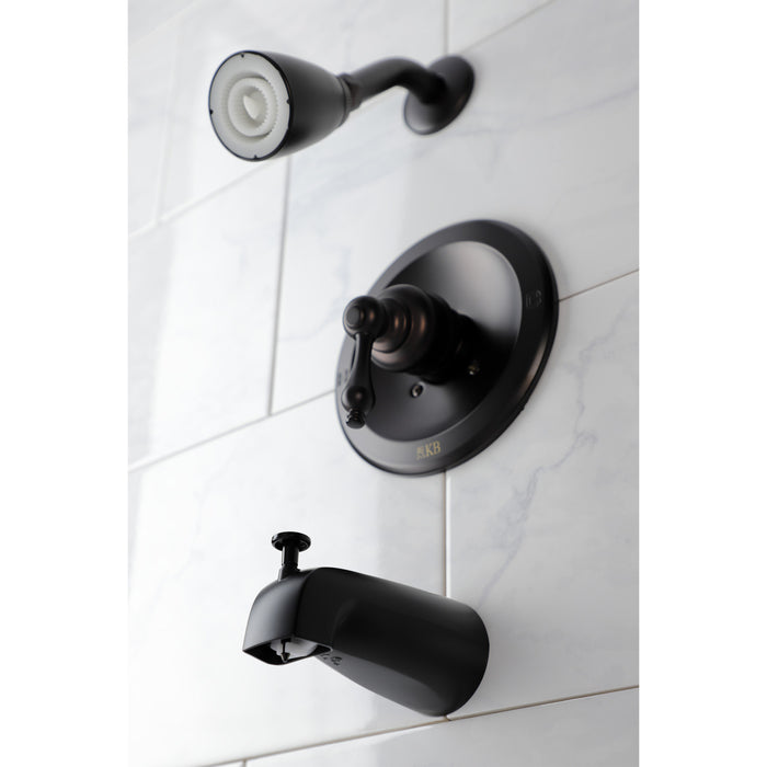 Kingston Heirloom KB535AL Single-Handle Tub and Shower Faucet, Oil Rubbed Bronze
