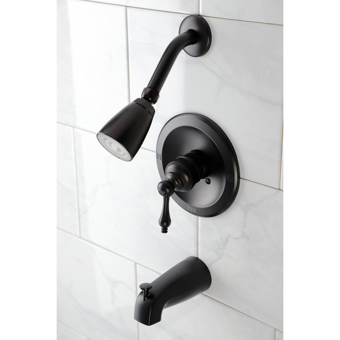 Kingston Heirloom KB535AL Single-Handle Tub and Shower Faucet, Oil Rubbed Bronze