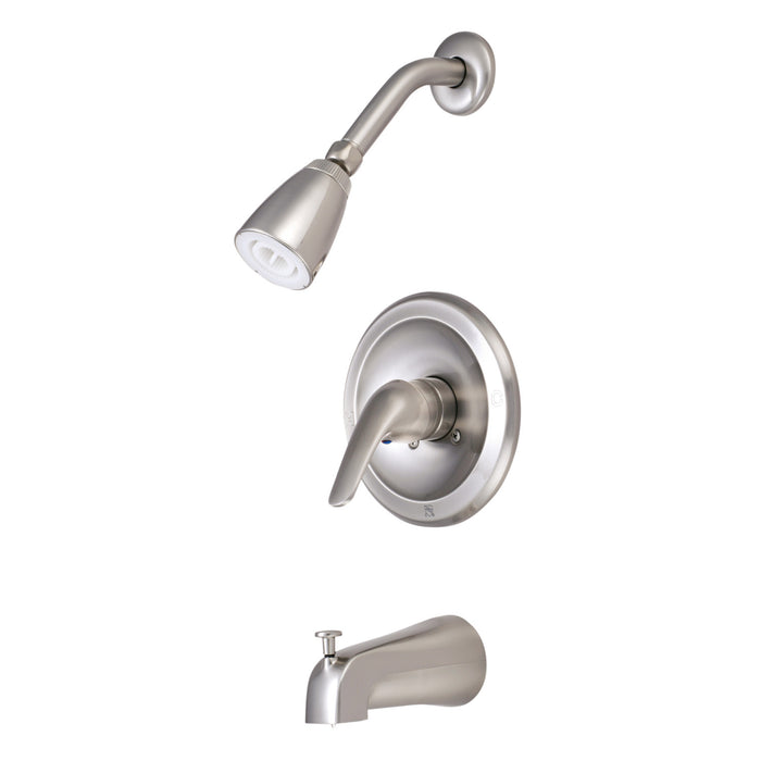 Kingston Tulare KB538L - Chatham Single-Handle Tub and Shower Faucet, Brushed Nickel