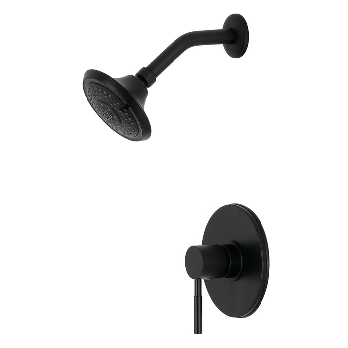 Kingston Concord KB5690DLTSO Pressure Balanced Shower Faucet, Trim Only, Matte Black