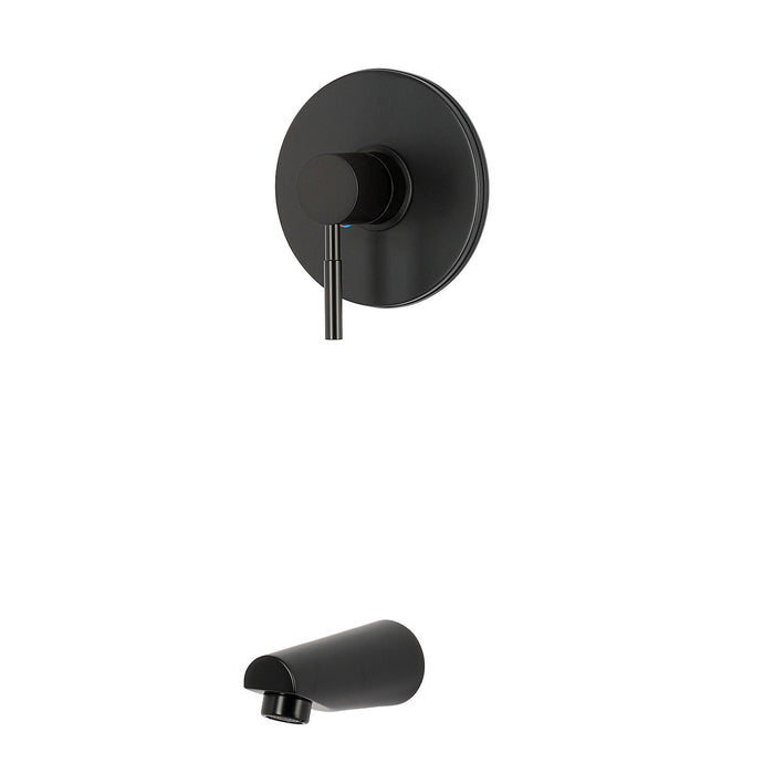 Kingston Concord KB5690DLTTO Pressure Balanced Tub Faucet, Trim Only, Matte Black