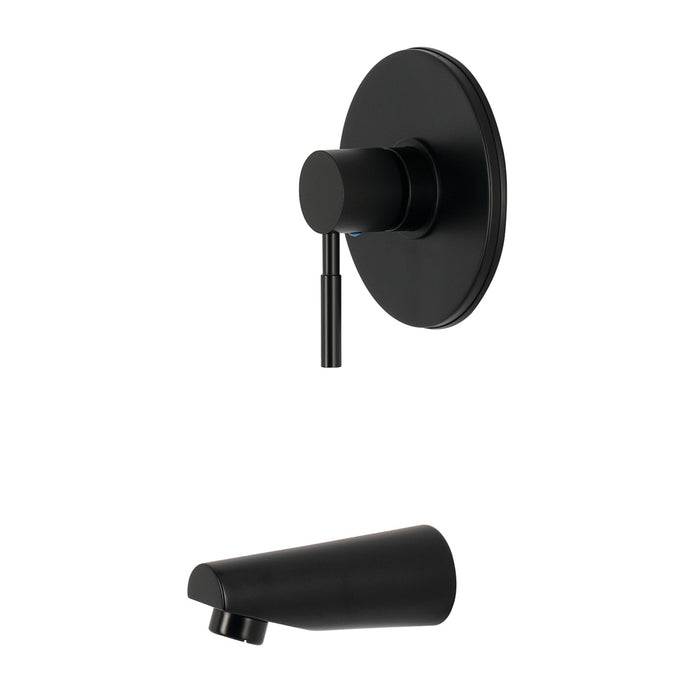 Kingston Concord KB5690DLTTO Pressure Balanced Tub Faucet, Trim Only, Matte Black