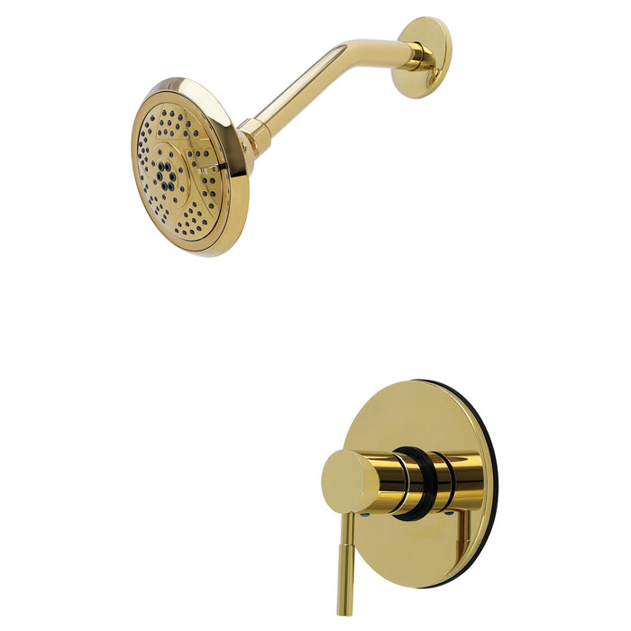 Kingston Concord KB5692DLTSO Pressure Balanced Shower Faucet, Trim Only, Polished Brass