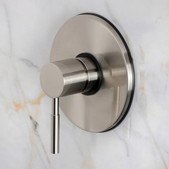 Kingston Concord KB5698DLTTO Pressure Balanced Tub Faucet, Trim Only, Brushed Nickel