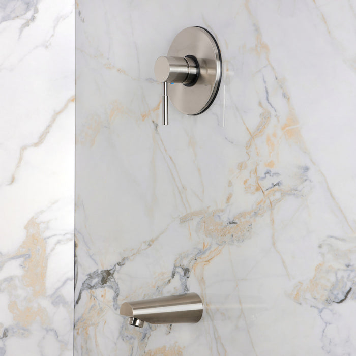 Kingston Concord KB5698DLTTO Pressure Balanced Tub Faucet, Trim Only, Brushed Nickel