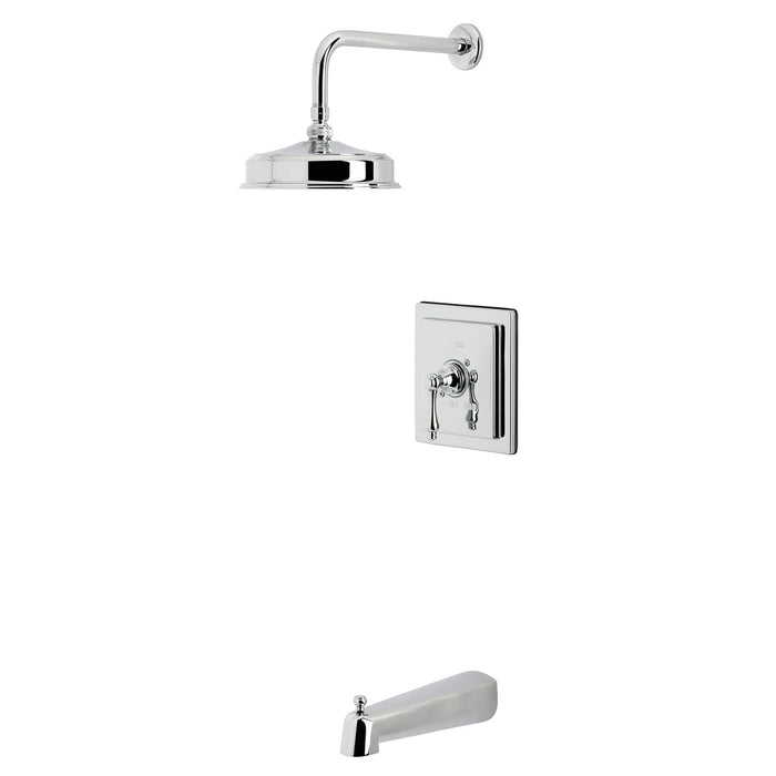 Kingston Tulare KB5891AL - Revival Single-Handle Pressure Balanced Tub and Shower Faucet, Polished Chrome