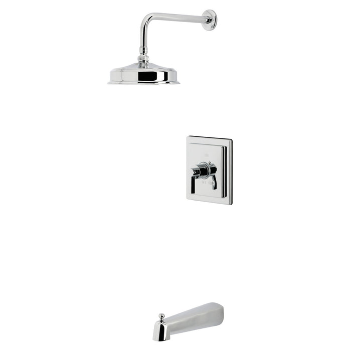 Kingston Sona KB5891NDL - NuvoFusion Single-Handle Pressure Balanced Tub and Shower Faucet, Polished Chrome
