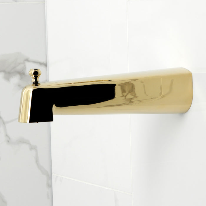 Kingston Tulare KB5892PL - Demure Single-Handle Pressure Balanced Tub and Shower Faucet, Polished Brass