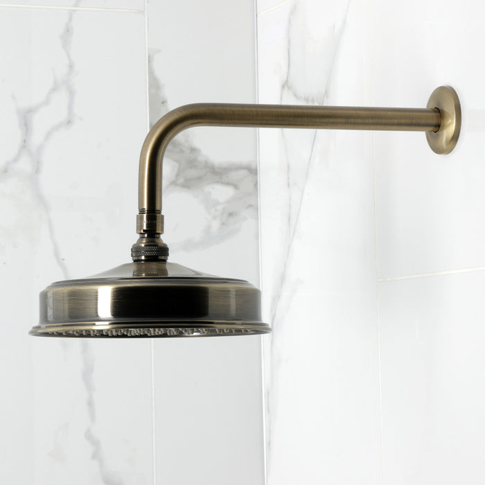 Kingston Tulare KB5893AL - Revival Single-Handle Pressure Balanced Tub and Shower Faucet, Antique Brass