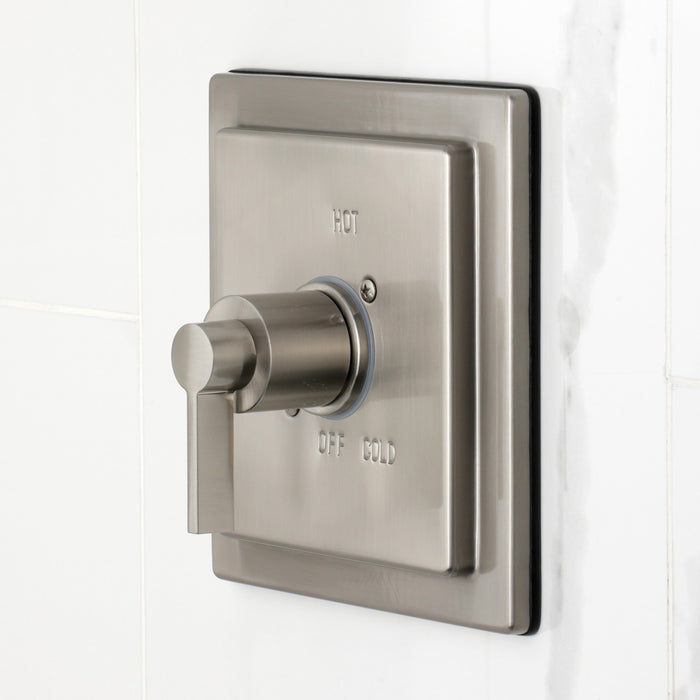 Kingston Sona KB5898NDL - NuvoFusion Single-Handle Pressure Balanced Tub and Shower Faucet, Brushed Nickel