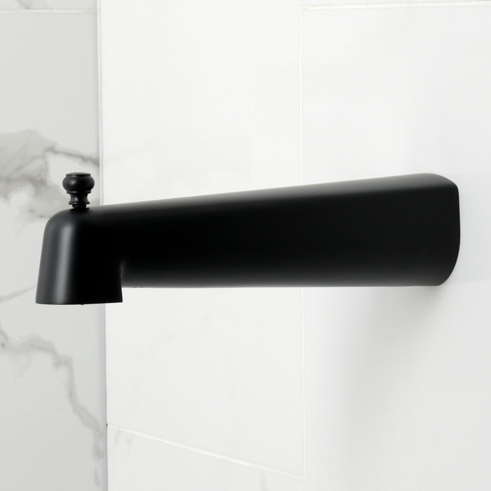 Kingston Sona KB6140NDL - NuvoFusion Single-Handle Pressure Balanced Tub and Shower Faucet, Matte Black