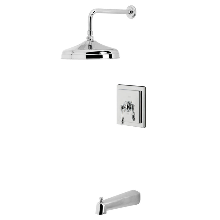 Kingston Tulare KB6141AL - Revival Single-Handle Pressure Balanced Tub and Shower Faucet, Polished Chrome