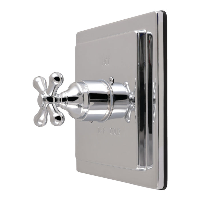 Kingston Revival KB6141AXE Single-Handle Pressure Balanced Shower Valve and Trim Set, Polished Chrome (Valve Included)