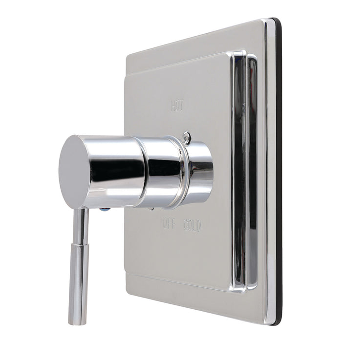 Kingston Concord KB6141DLE Single-Handle Pressure Balanced Shower Valve Trim Kit, Polished Chrome
