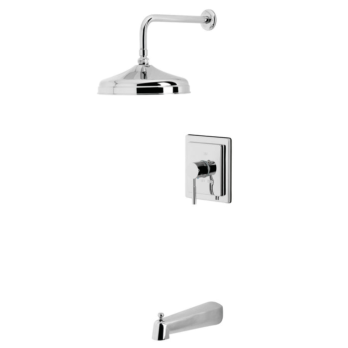 Kingston Sona KB6141DL - Concord Single-Handle Pressure Balanced Tub and Shower Faucet, Polished Chrome