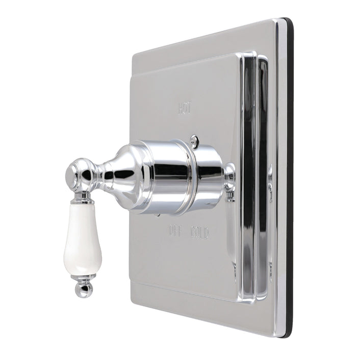 Kingston Demure KB6141PLE Single-Handle Pressure Balanced Shower Valve Trim Kit, Polished Chrome