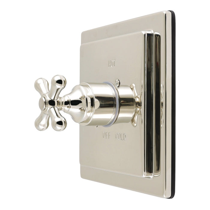 Kingston Revival KB6146AXE Single-Handle Pressure Balanced Shower Valve and Trim Set, Polished Nickel (Valve Included)