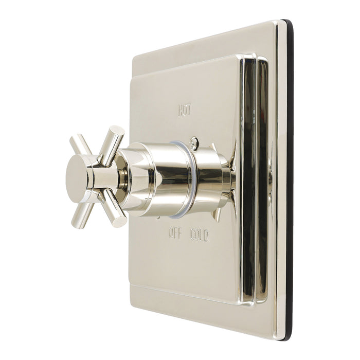 Kingston Concord KB6146DXE Single-Handle Pressure Balanced Shower Valve and Trim Set, Polished Nickel (Valve Included)