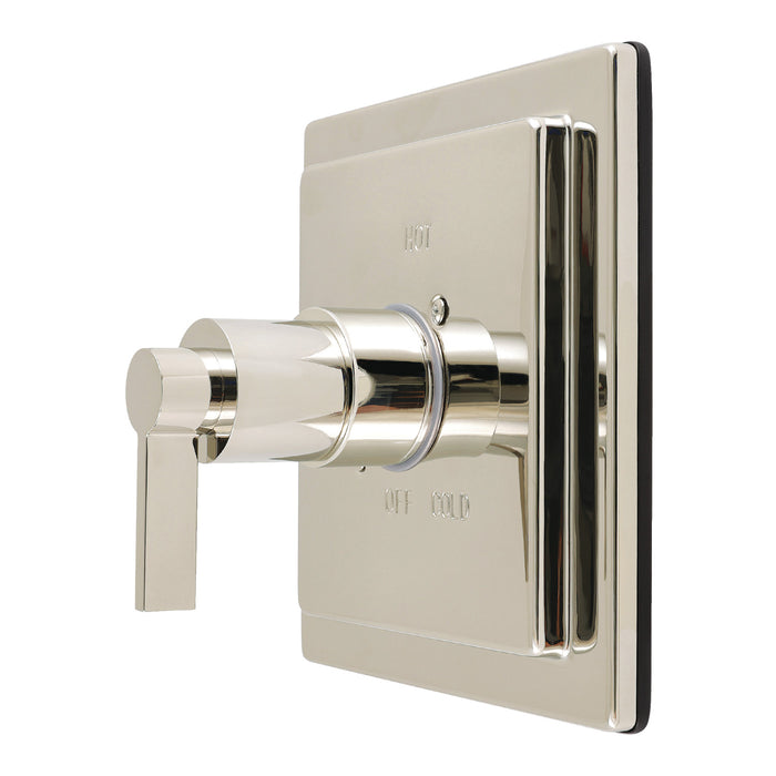 Kingston NuvoFusion KB6146NDLE Single-Handle Pressure Balanced Shower Valve Trim Kit, Polished Nickel