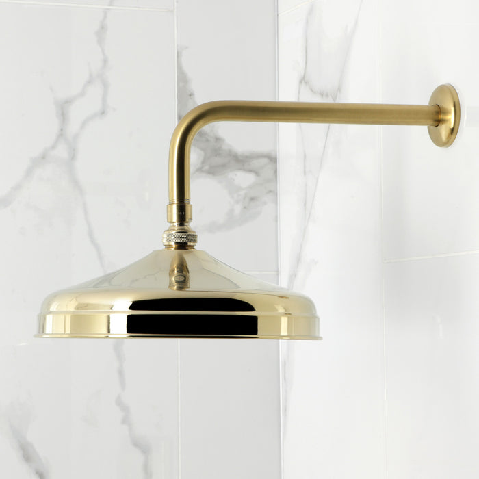 Kingston Tulare KB6147AL - Revival Single-Handle Pressure Balanced Tub and Shower Faucet, Brushed Brass