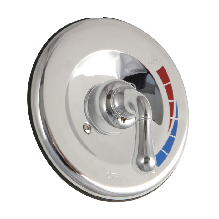 Kingston Tulare KB631ET Single-Handle Shower Valve Trim Only (Without Shower and Tub Spout), Polished Chrome (Valve Not Included)