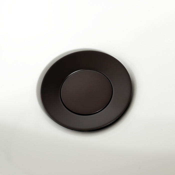 Centurion KB6325EFL Three-Handle Deck Mount Vertical Spray Bidet Faucet with Brass Pop-Up, Oil Rubbed Bronze