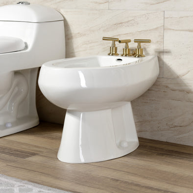 Kingston Brass Manhattan KB6327CML Three-Handle Deck Mount