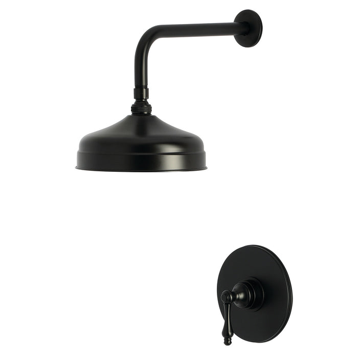 Kingston Heirloom KB6330ALSO - Restoration Single-Handle Pressure Balanced Shower Faucet, Matte Black