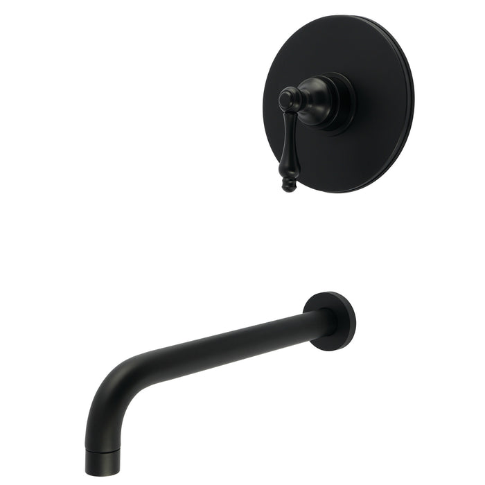 Kingston Tulare KB6330ALTO - Restoration Single-Handle Pressure Balanced Tub Faucet, Matte Black