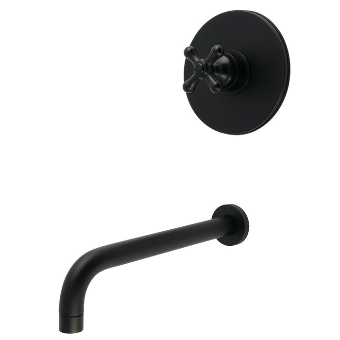 Kingston Tulare KB6330AXTO - Restoration Single-Handle Pressure Balanced Tub Faucet, Matte Black