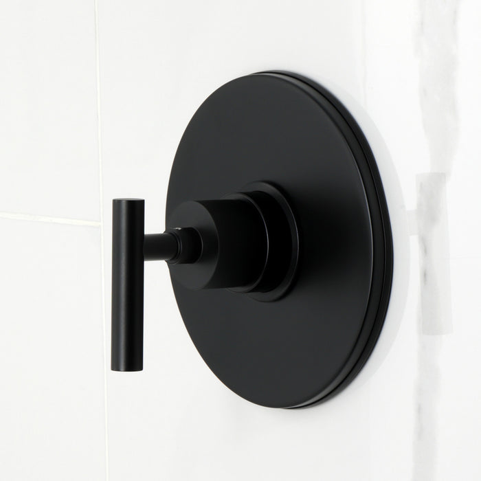Kingston Sona KB6330CML - Manhattan Single-Handle Pressure Balanced Tub and Shower Faucet, Matte Black