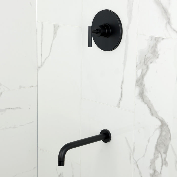 Kingston Sona KB6330CMLTO - Manhattan Single-Handle Pressure Balanced Tub Faucet, Matte Black