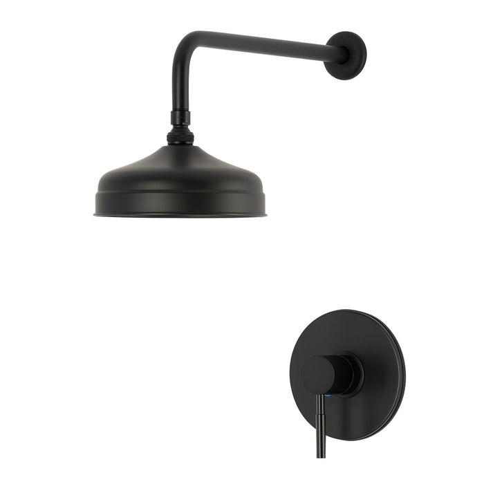 Kingston Concord KB6330DLTSO Single-Handle Pressure Balanced Shower Faucet Trim Only, Matte Black