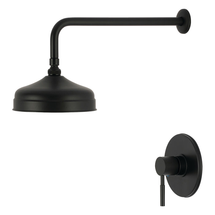 Kingston Concord KB6330DLTSO Single-Handle Pressure Balanced Shower Faucet Trim Only, Matte Black